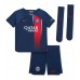 Paris Saint-Germain Nuno Mendes #25 Hjemmebanesæt Børn 2023-24 Kort ærmer (+ korte bukser)